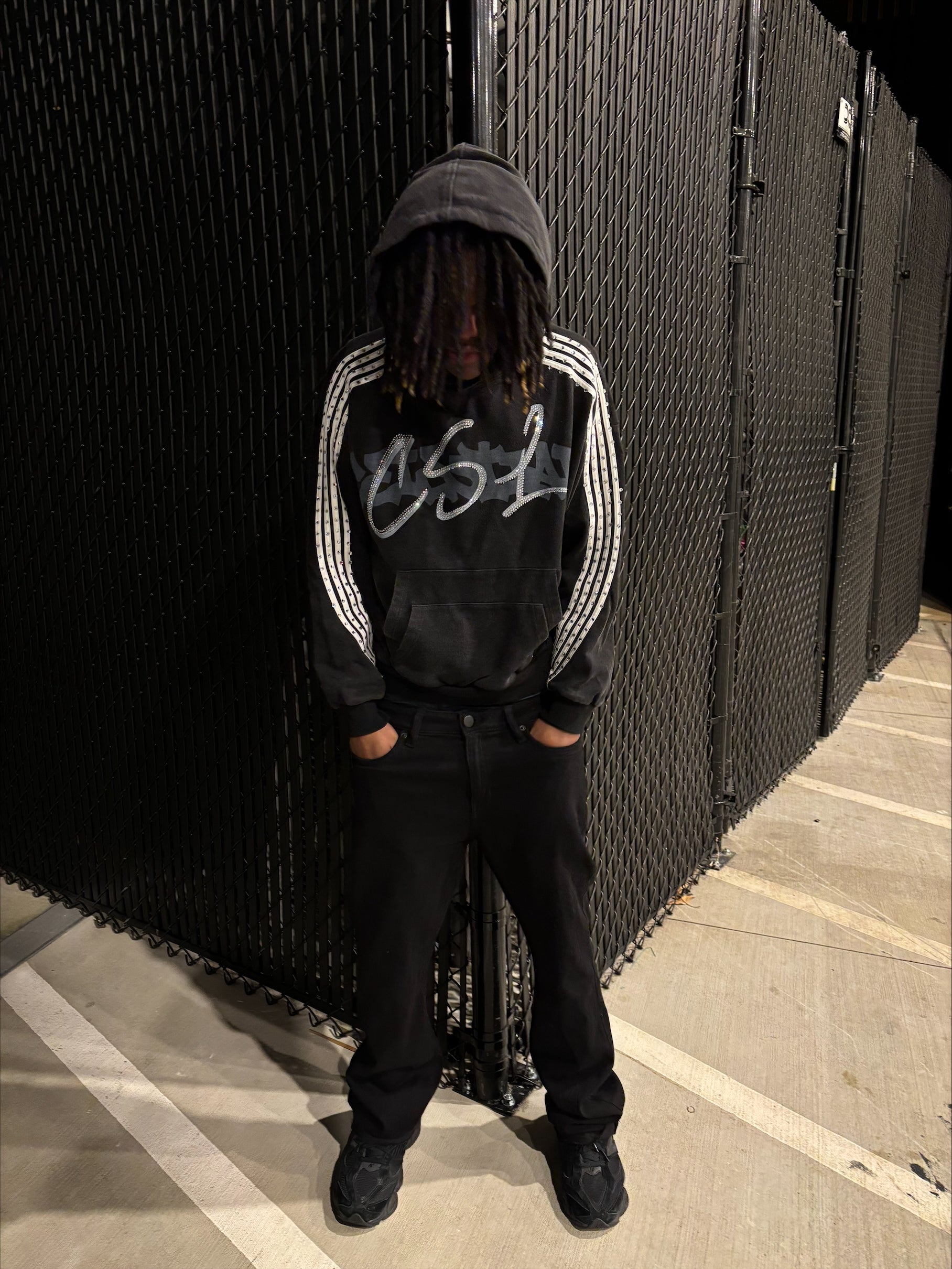 BLACK JOCKSTAR HOODIE